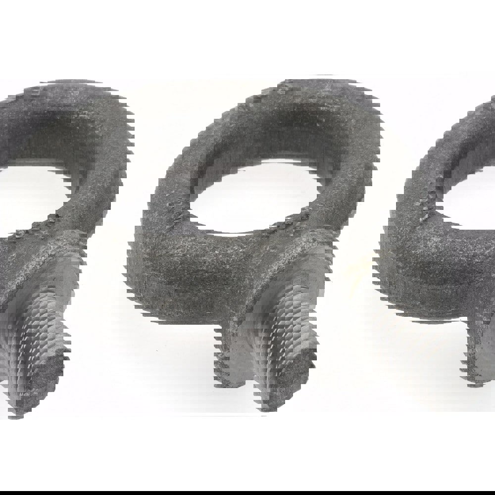 Fixed Lifting Eye Bolt: With Shoulder, 1,100 lb Capacity, M8 x 1.25 Thread, Grade 1030 Steel